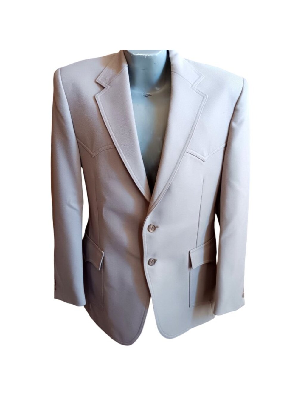 True Vintage Levi's Western Blazer 40R Medium 1970's Notched Lapel Two Button